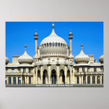 Pavillon royal, Brighton, le Sussex, Angleterre Affiches