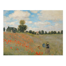 Pavots sauvages, près d'Argenteuil Carte Postale