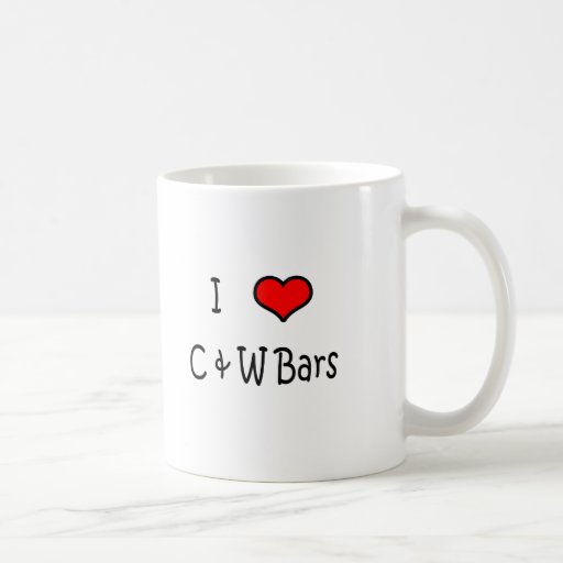 Pays et barres occidentales tasse