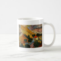 Paysage avec la Chambre et la charrue Tasses À Café