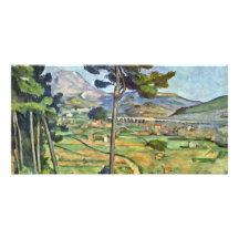 Paysage avec le viaduc (Mont Sainte-Victoire) Cartes De Vœux Avec Photo