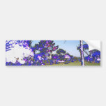 Paysage bleu adhésif pour voiture