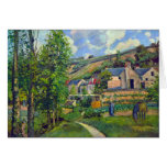 Paysage chez Pontoise par Camille Pissarro Cartes De Vœux