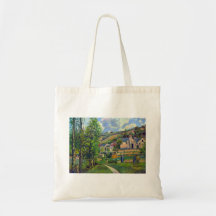 Paysage chez Pontoise par Camille Pissarro Sac Fourre-tout