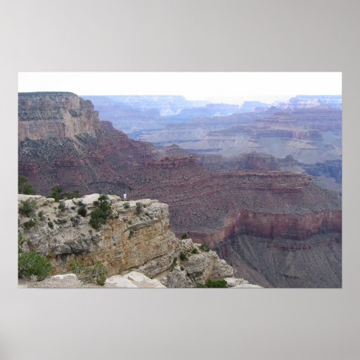 Paysage de canyon grand poster
