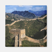 Paysage de Grande Muraille, Jinshanling, Chine Aimants Pour Réfrigérateur