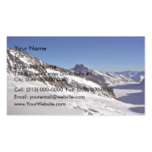 Paysage de Milou et cieux bleus Modèles De Cartes De Visite