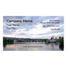 Paysage de Prague Cartes De Visite Personnelles