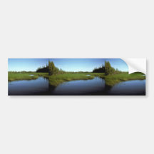 Paysage de refuge de Kanuti Adhésifs Pour Voiture