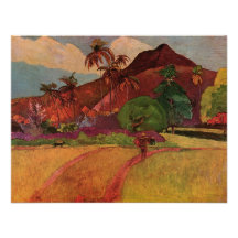 Paysage de Tahitian de Paul Gauguin (1893) Faire-parts
