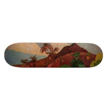 Paysage de Tahitian de Paul Gauguin (1893) Planche À Roulette
