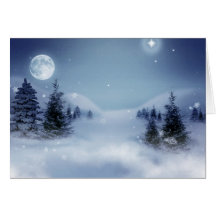 Paysage d'hiver cartes