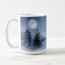 Paysage d'hiver mug