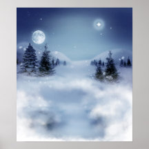 Paysage d'hiver posters