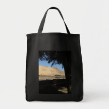 Paysage du Nil en Egypte Sac De Toile