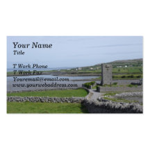 Paysage irlandais modèle de carte de visite