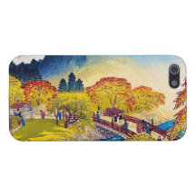 Paysage japonais frais de pont de Fall River de mo iPhone 5 Case