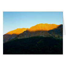 Paysage panoramique carte