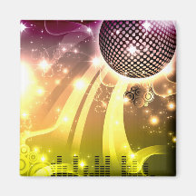 paysage urbain de disco aimants
