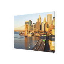 Paysage urbain impressions sur toile