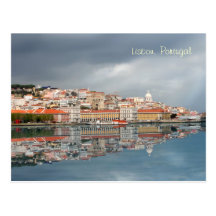 Paysage urbain pittoresque de Lisbonne, Portugal Cartes Postales