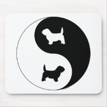 PBGV Ying Yang Tapis De Souris