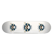 Peau de butin de crâne de pirate skateboards personnalisés