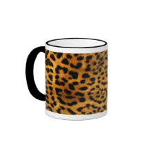 Peau de léopard tasses