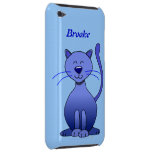 Peau nommée faite sur commande de sourire bleue he coque iPod touch 