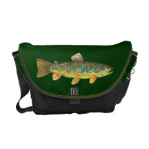 Pêche de truite de Brown Sacoches