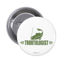 Pêche drôle de truite badges avec agrafe