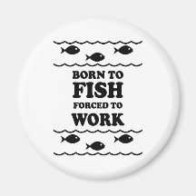 Pêche drôle magnets pour réfrigérateur