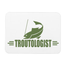 Pêche humoristique de truite magnet