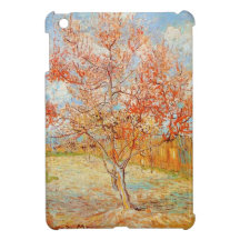 Pêcher rose de Van Gogh dans cas d'iPad de fleur l Étuis iPad Mini