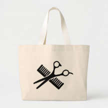 Peigne et ciseaux sac fourre-tout