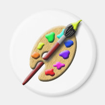 Peignez la palette aimants