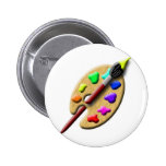 Peignez la palette pin's avec agrafe