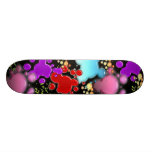 Peignez la planche à roulettes de floc