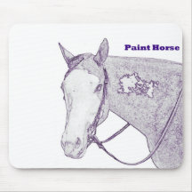 Peignez le tapis de souris de cheval