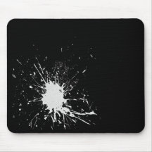 Peignez l'éclaboussure tapis de souris