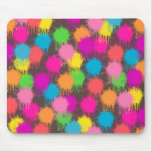 Peignez Mousepad éclaboussé Tapis De Souris