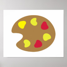 Peintre de couleur posters