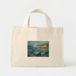 Peinture à l'huile de Cushendun d'hôtel de baie pa Sacs