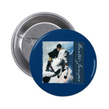Peinture acrylique de pullover de chasseur pin's avec agrafe