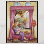 Peinture d'aquarelle d'une scène d'automne prospectus