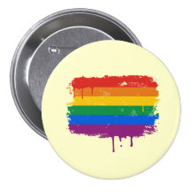 Peinture d'arc-en-ciel badges
