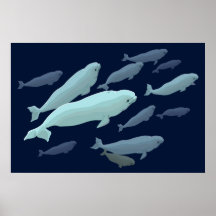 Peinture de baleine de Marinelife d'impression d'a Posters