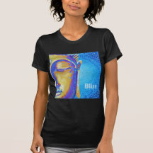 Peinture de bonheur de Bhudda T-shirt