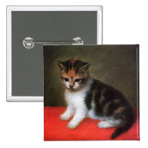 Peinture de chaton par George Stubbs Pin's Avec Agrafe