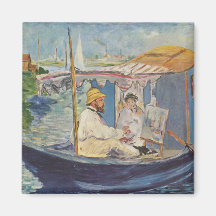 Peinture de Claude Monet - Edouard Manet Aimant